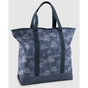 johnnie-O Men's Palm Print Zip Tote Bag in Indigo / New